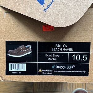 New Frogg Toggs Men's Beach shoes - 10 1/2